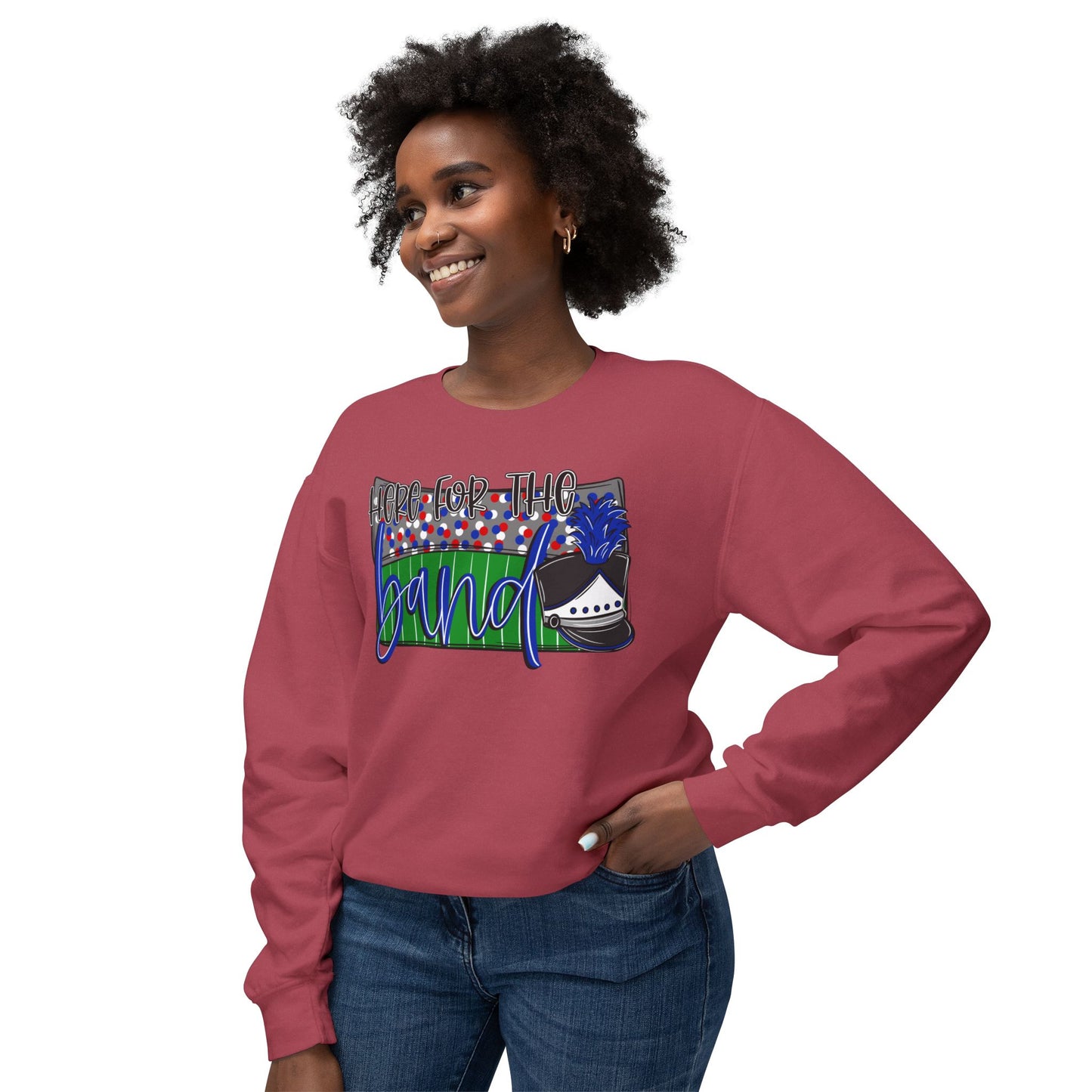Here For The Band Sweatshirt (Comfort Colors)