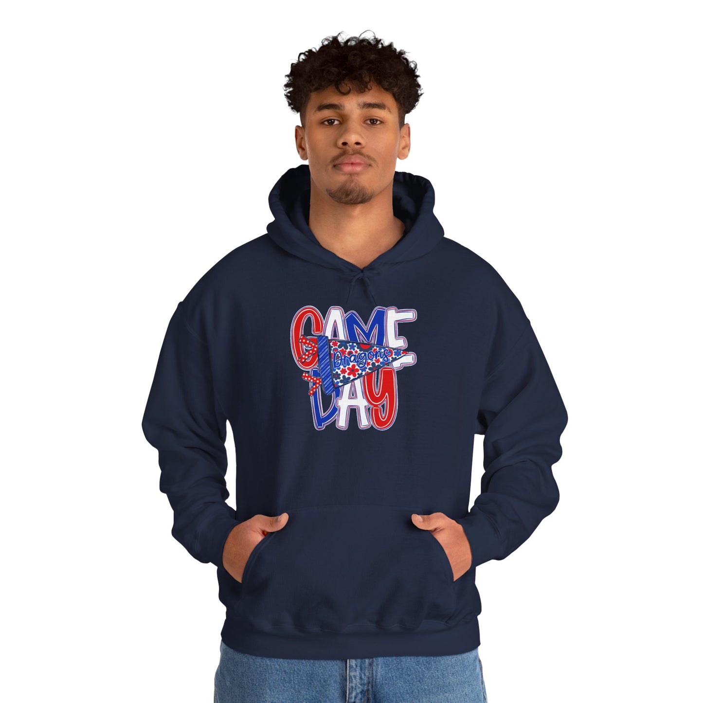 Game Day Dragons Unisex Hoodie (Gildan)