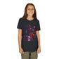 Cheer Icon Grid Youth Short Sleeve Tee