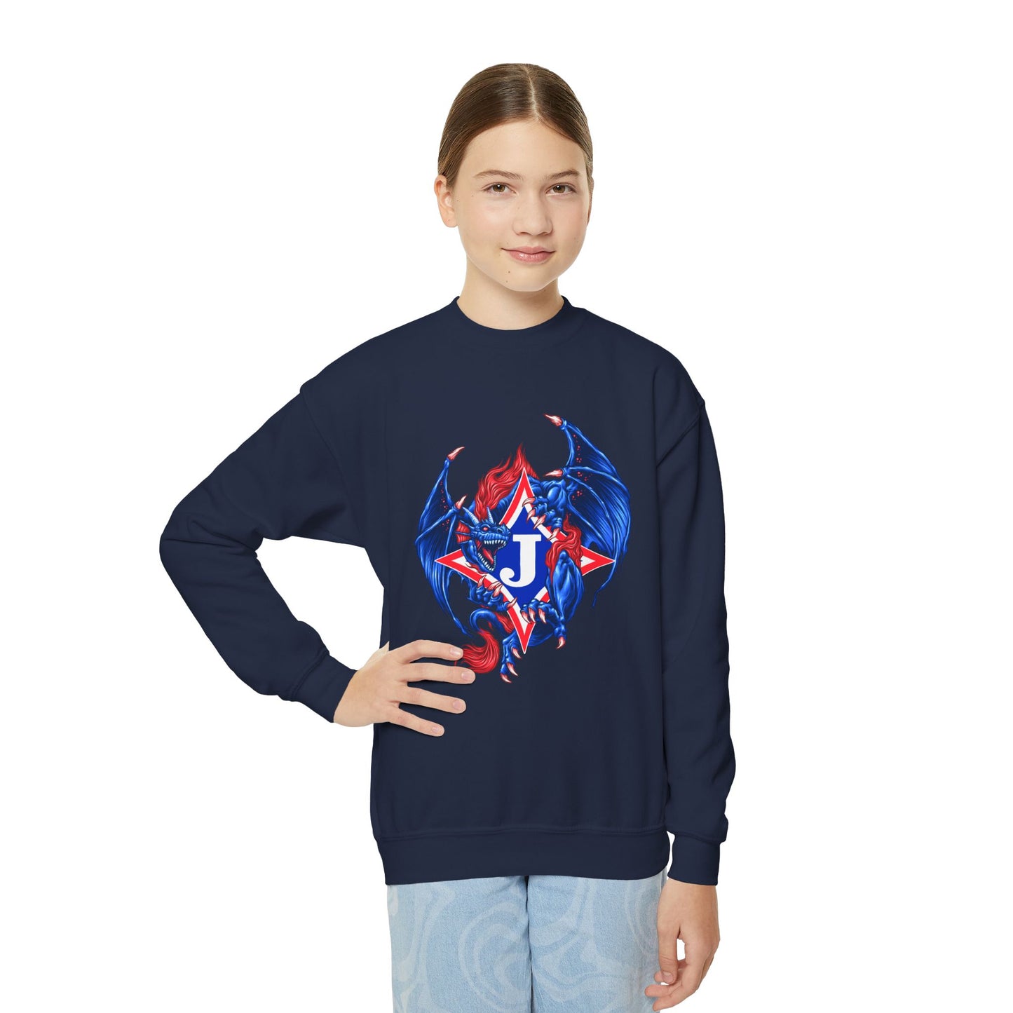 Exclusive Dragon J Youth Crewneck Sweatshirt