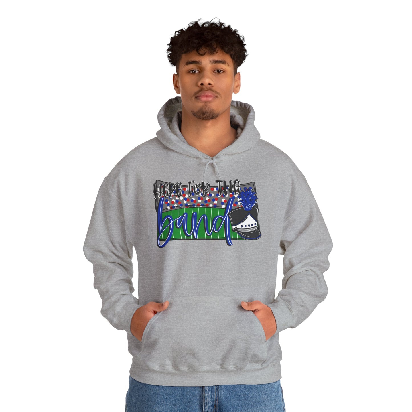 Here For The Band Unisex Hoodie (Gildan)