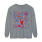 Cheer Icon Grid Long Sleeve Tee (Comfort Colors)