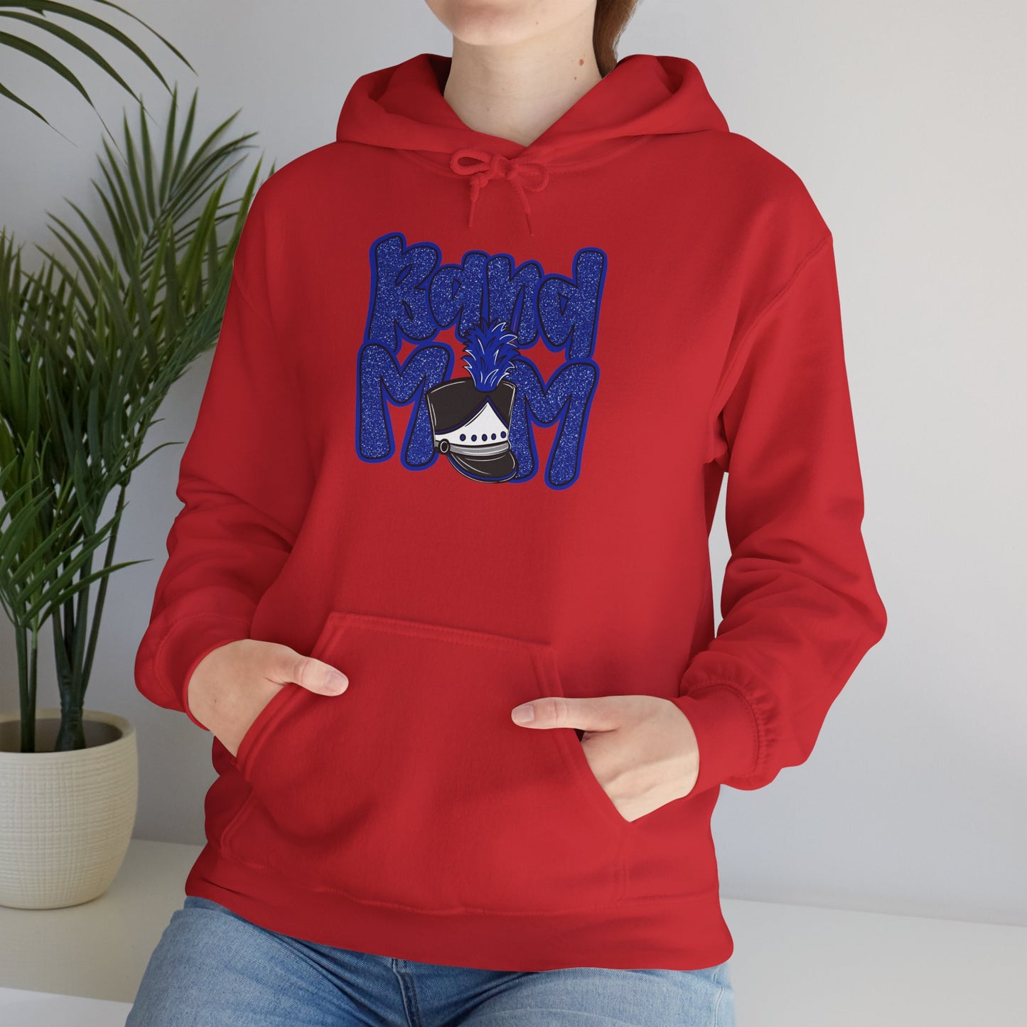 Band Mom Hat Unisex Hoodie (Gildan)