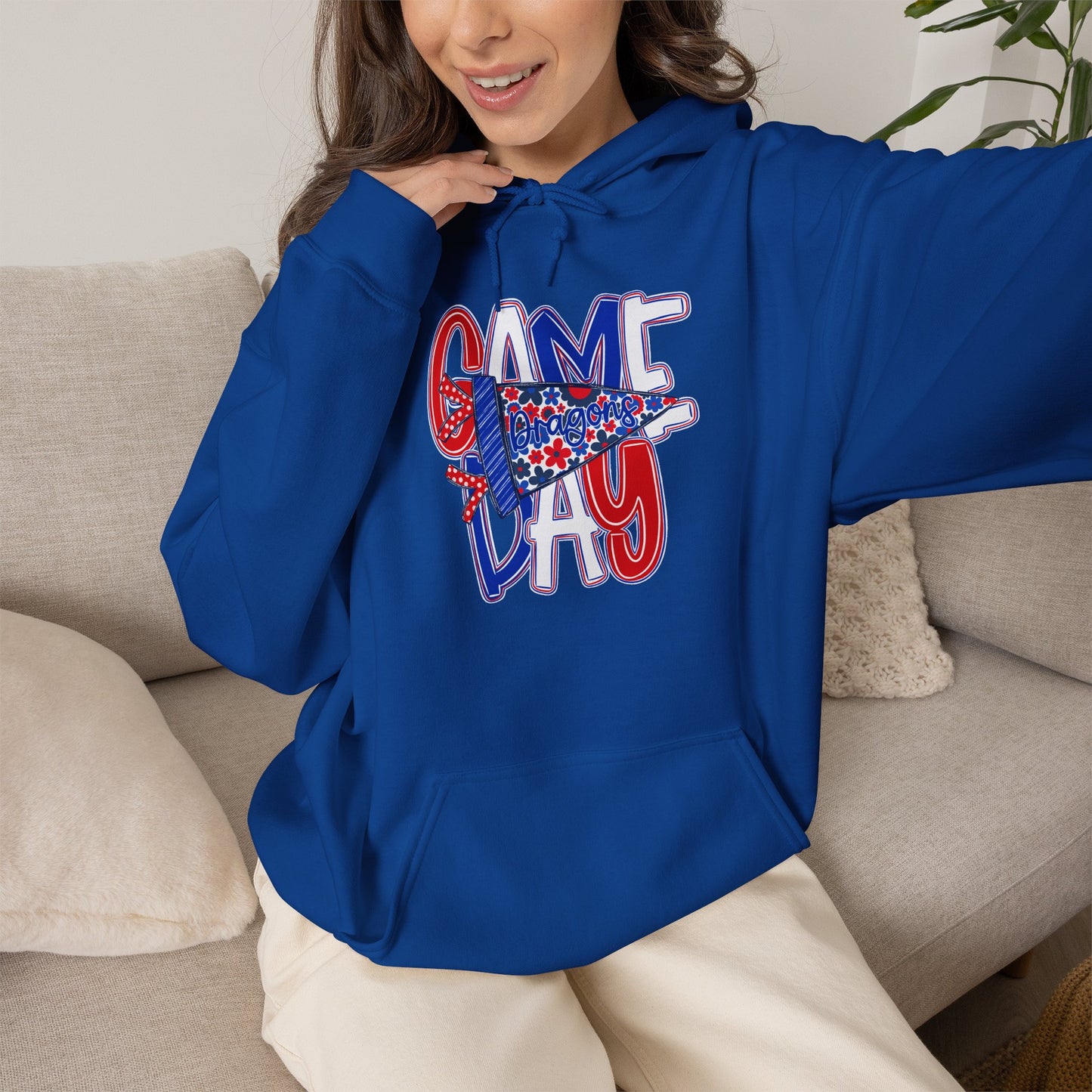 Game Day Dragons Unisex Hoodie (Gildan)