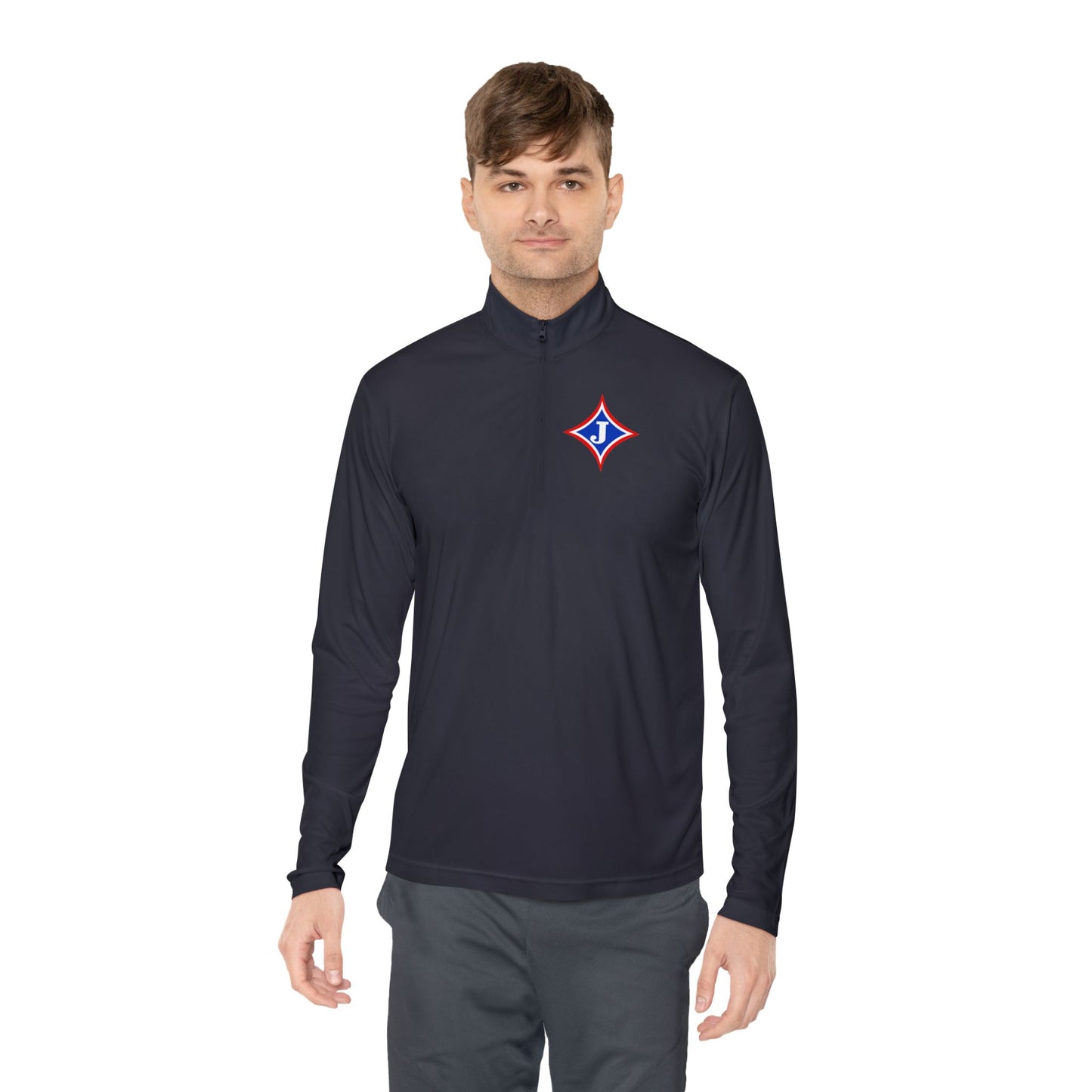 Jefferson J Diamond Quarter-Zip Pullover