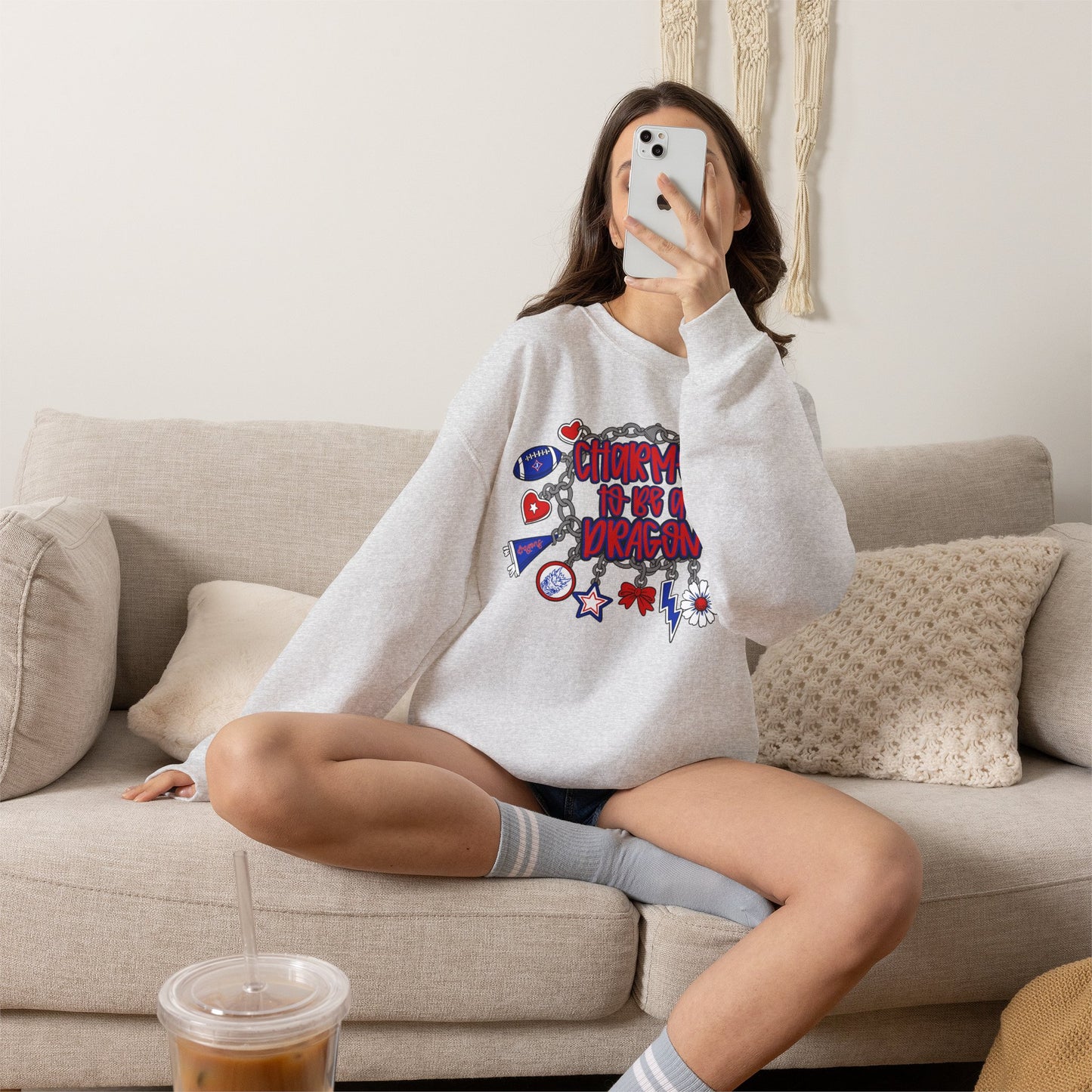 Charmed To Be A Dragon Sweatshirt (Gildan)