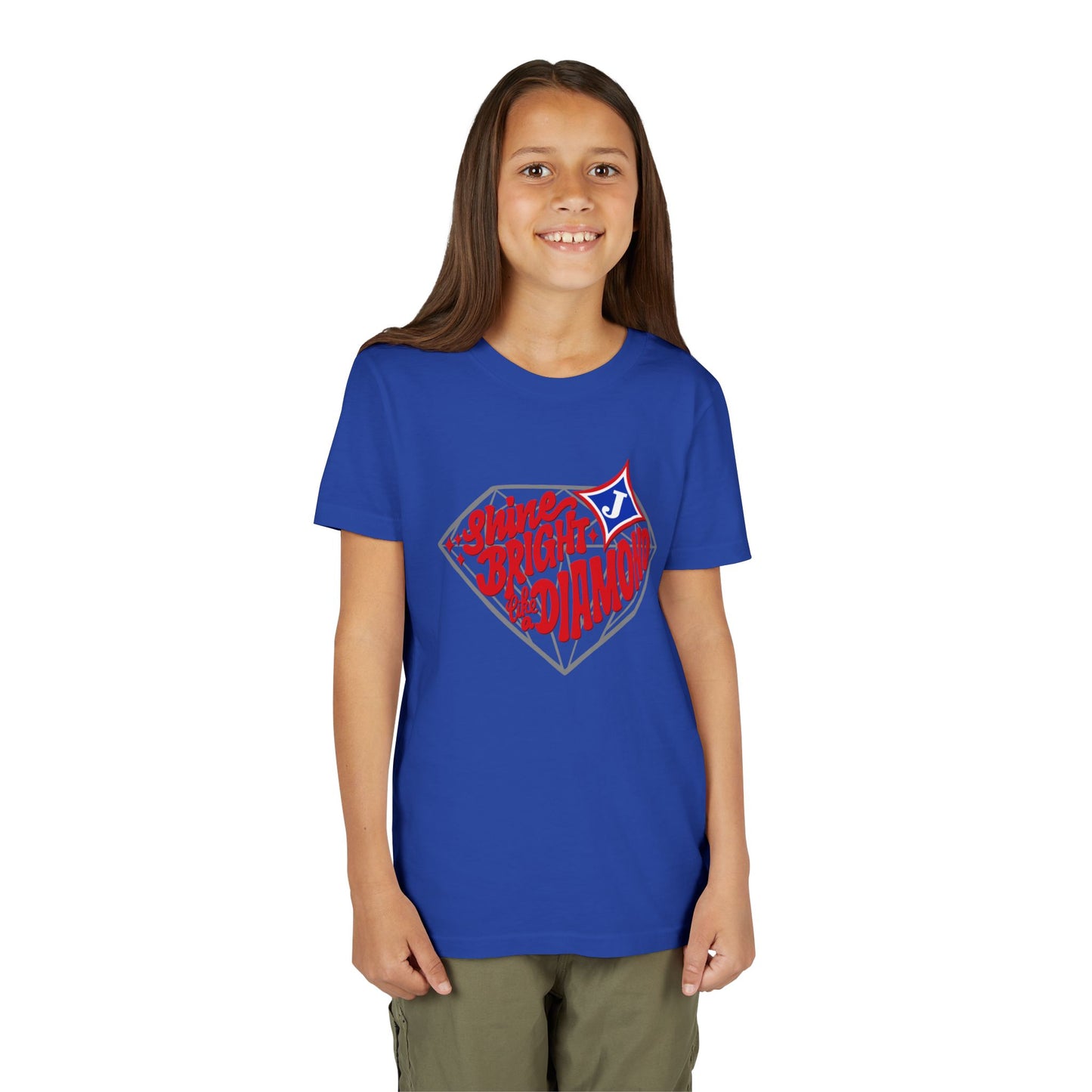 Shine Bright Like A Diamond Youth Short Sleeve Tee