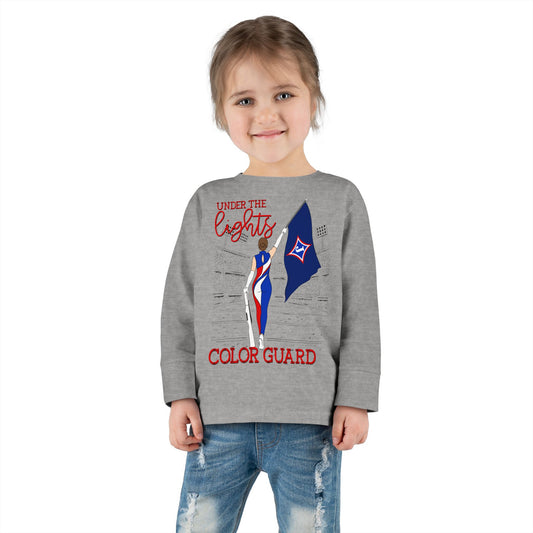 Under The Lights Color Guard Toddler Long Sleeve Tee