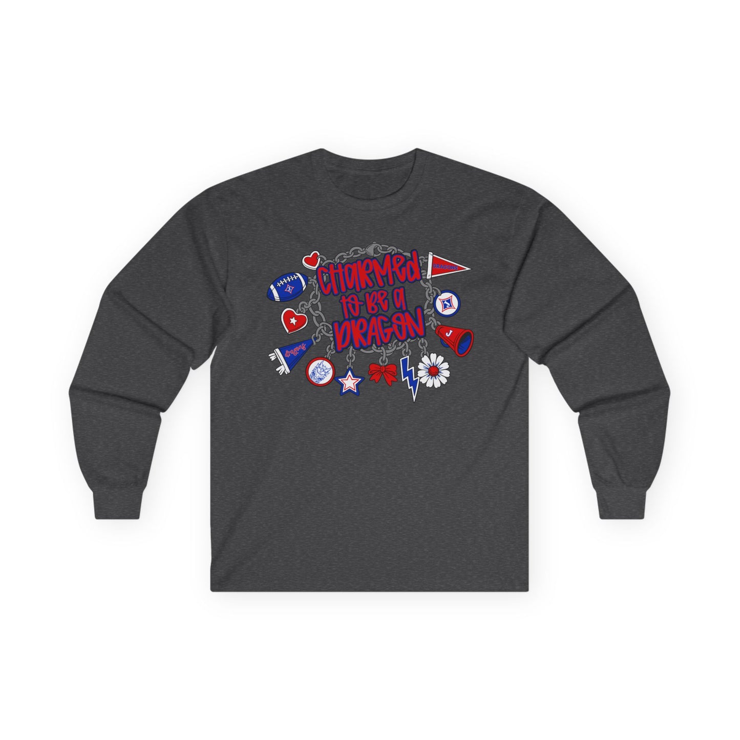 Charmed To Be A Dragon Long Sleeve Tee (Gildan)