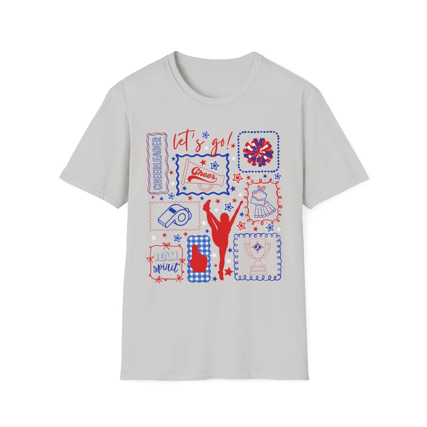 Cheer Icon Grid Short Sleeve Tee (Gildan)