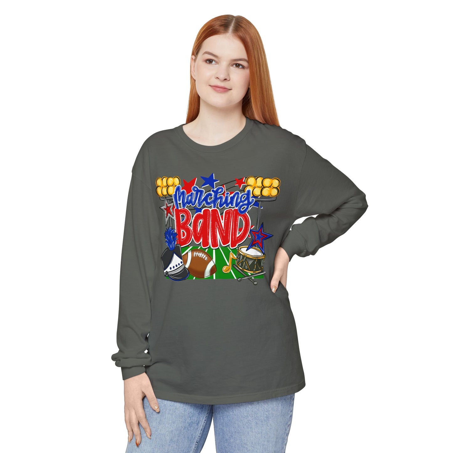 Marching Band Long Sleeve Tee (Comfort Colors)