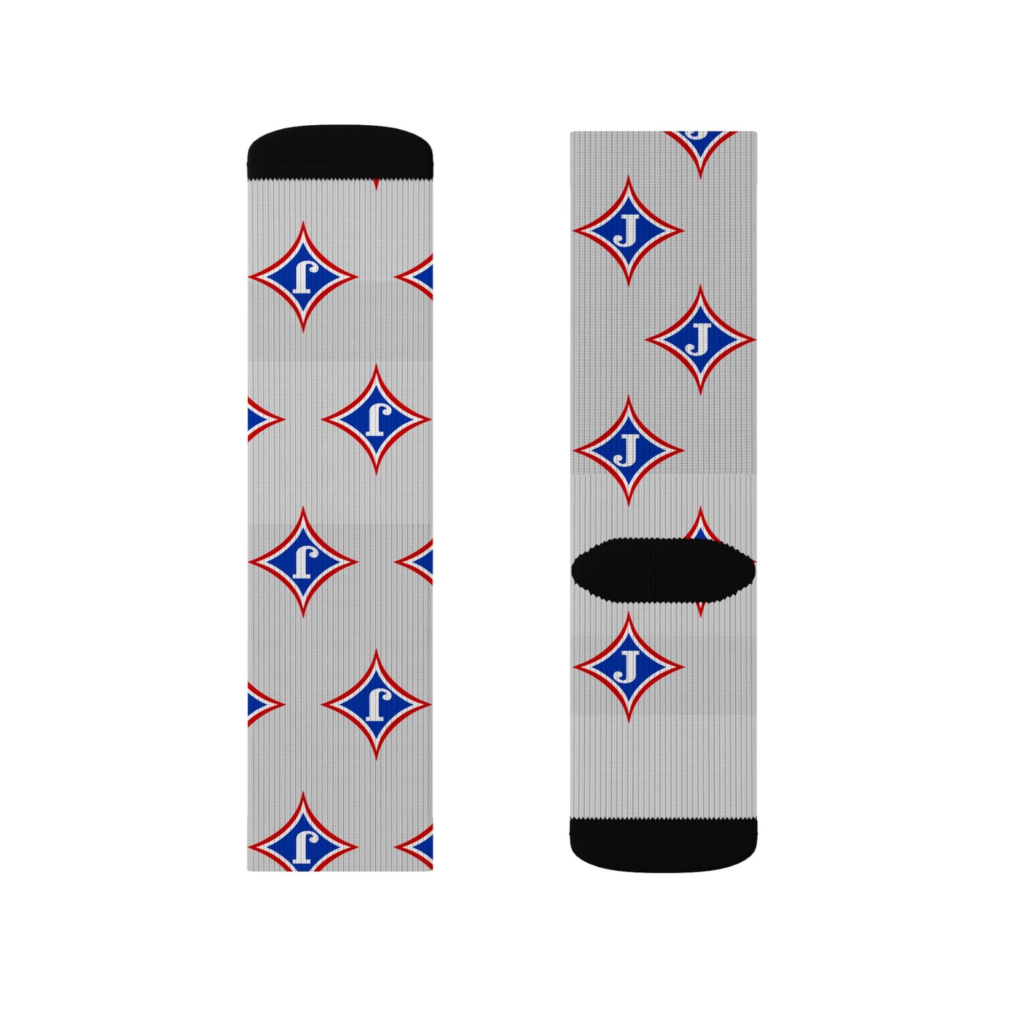 Jefferson J Diamond Crew Socks