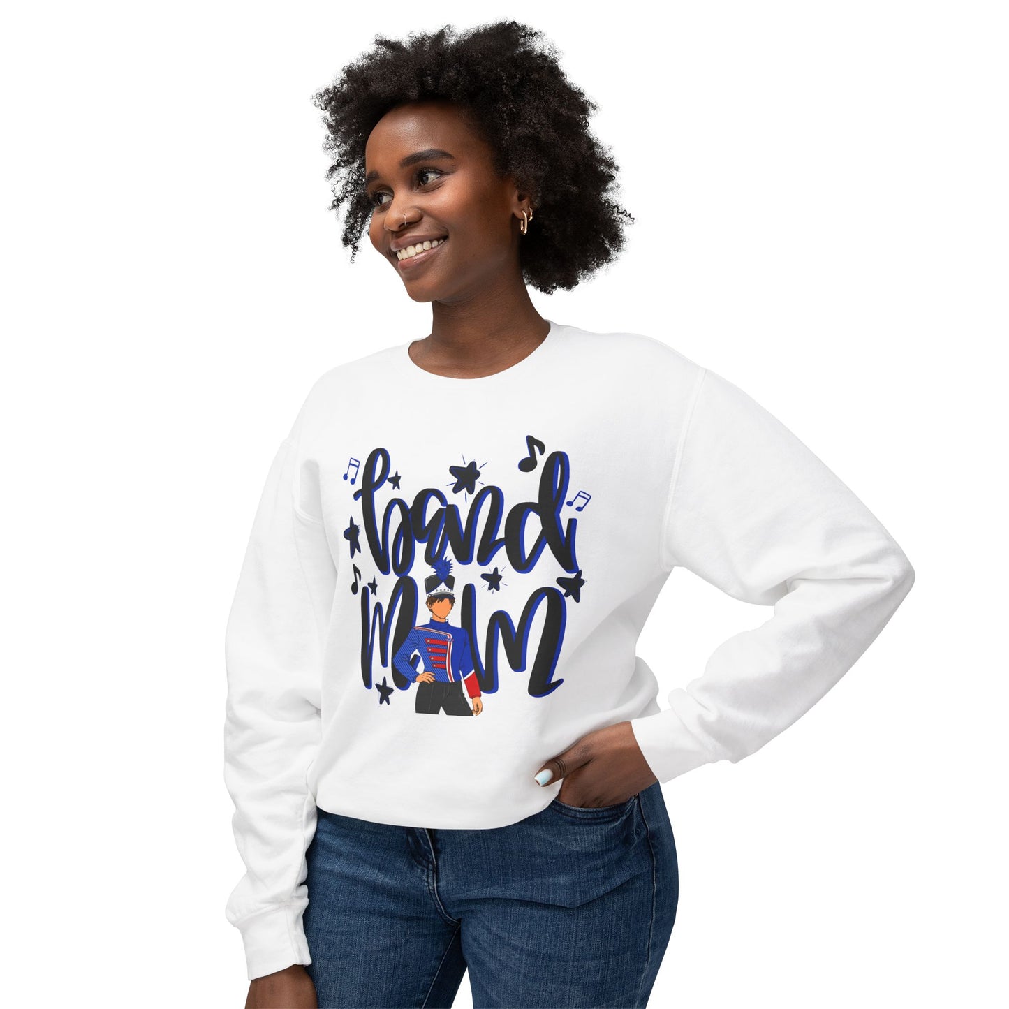 Band Mom Blue Boy Sweatshirt (Comfort Colors)
