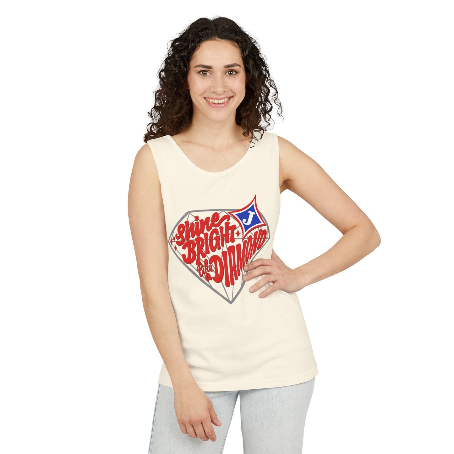 Shine Bright Like A Diamond UnisexTank Top (Comfort Colors)
