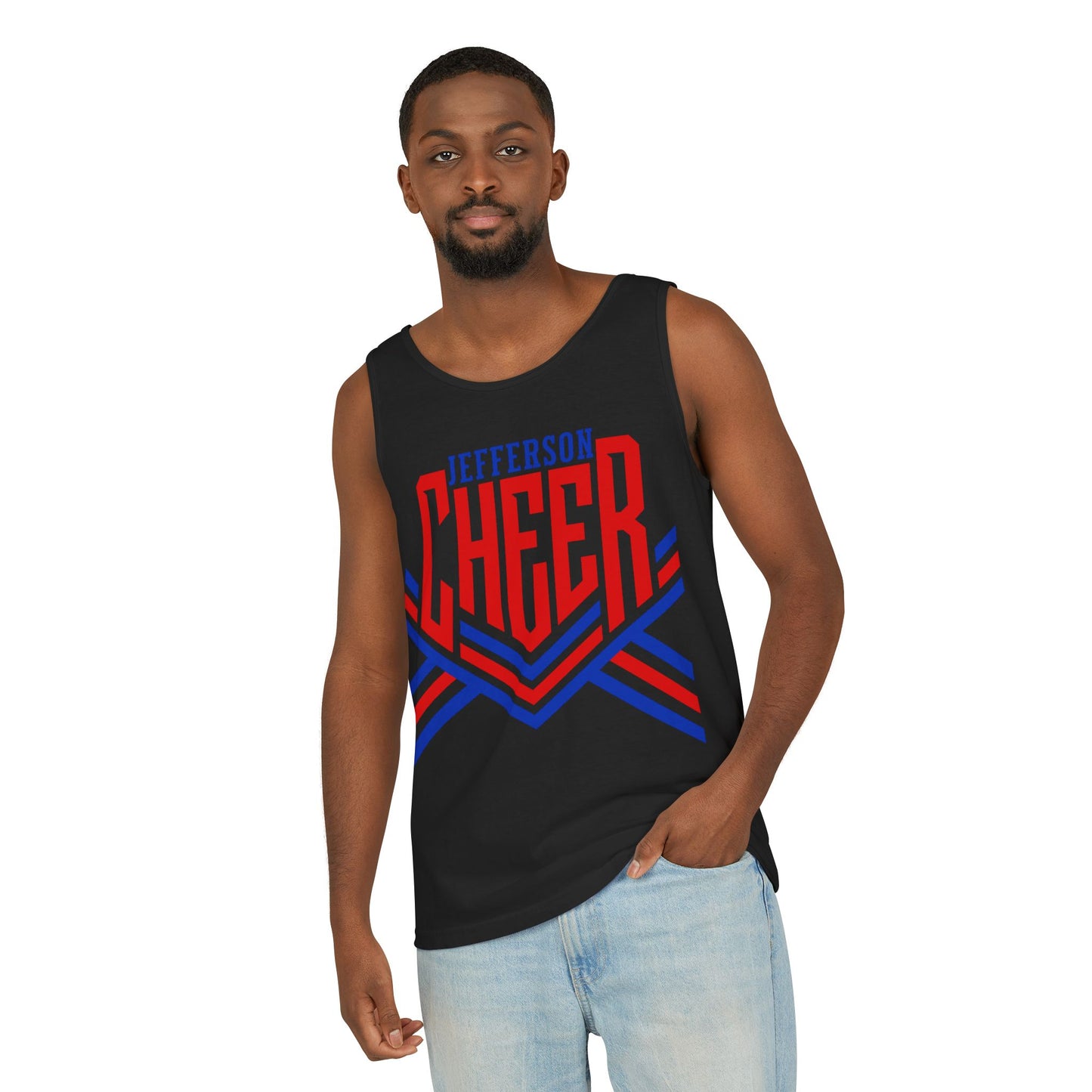 Jefferson Cheer UnisexTank Top (Comfort Colors)