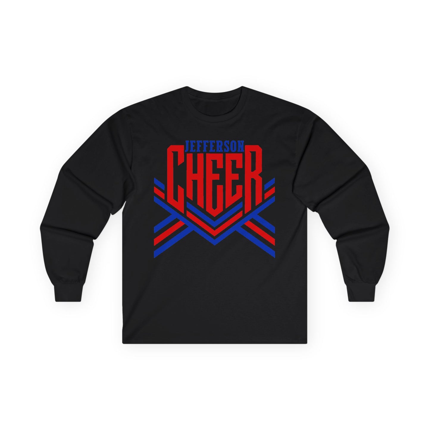 Jefferson Cheer Long Sleeve Tee (Gildan)
