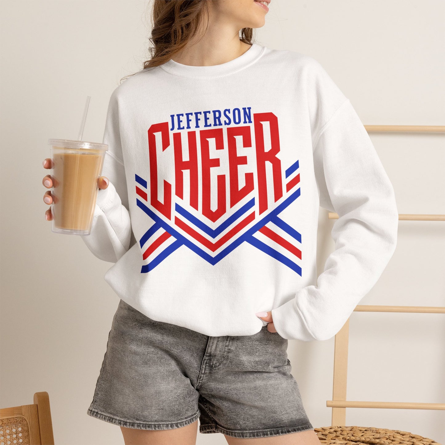 Jefferson Cheer Sweatshirt (Gildan)