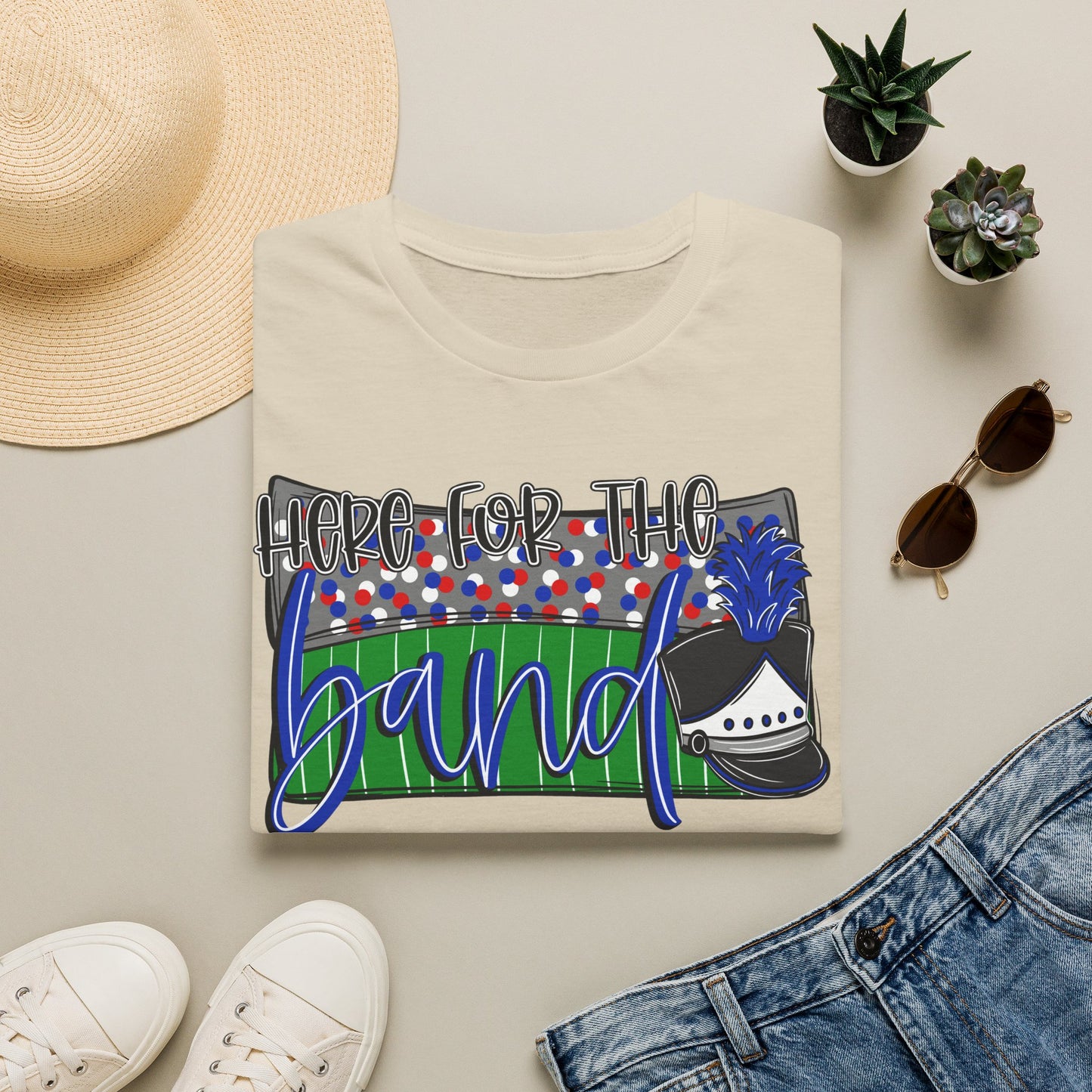 Here For The Band Short Sleeve Tee (Gildan)