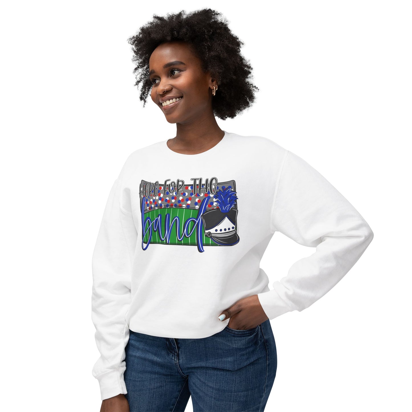 Here For The Band Sweatshirt (Comfort Colors)