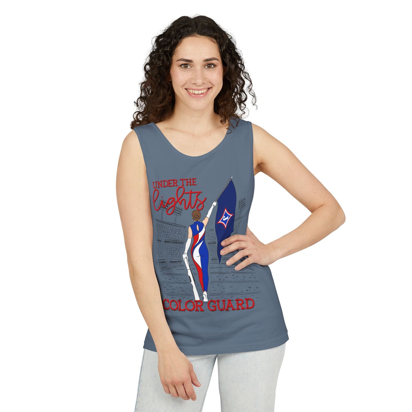 Under The Lights Color Guard UnisexTank Top (Comfort Colors)
