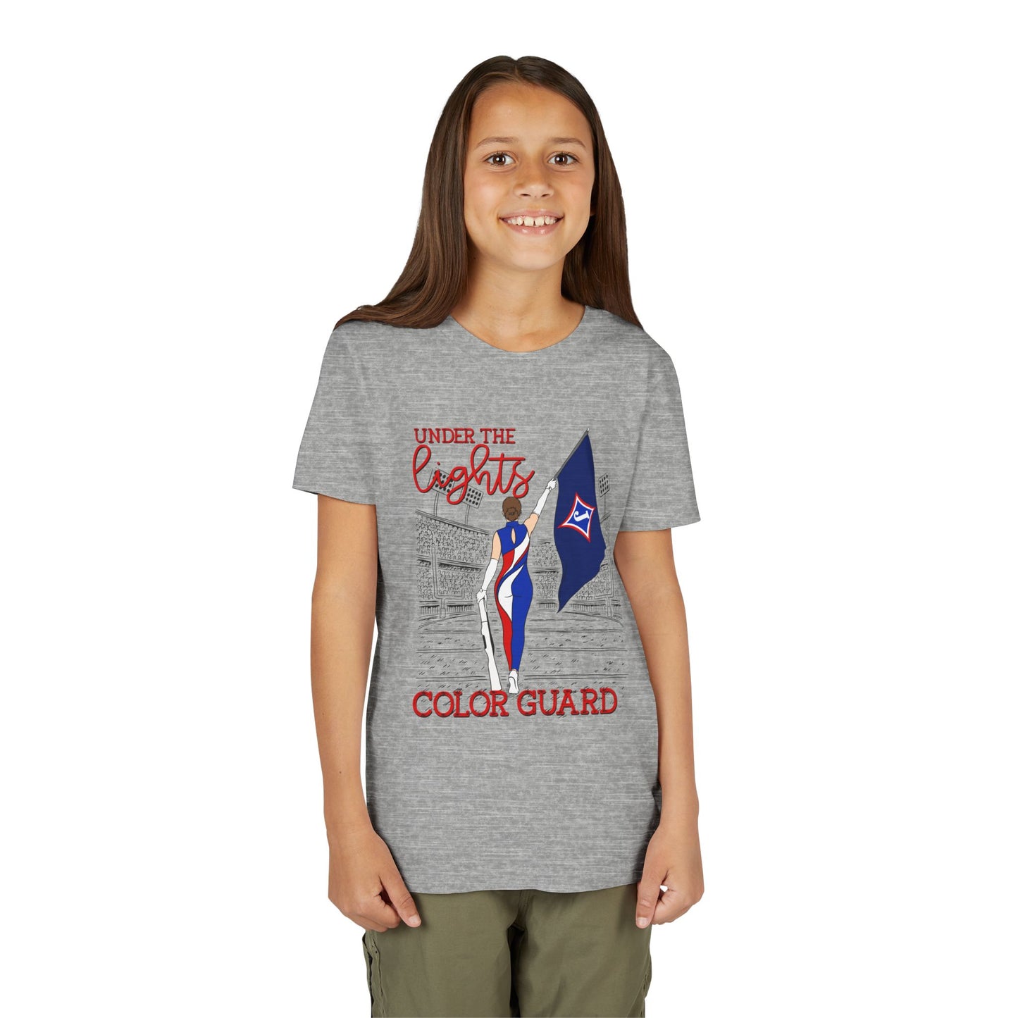 Under The Lights Color Guard Youth Short Sleeve Tee