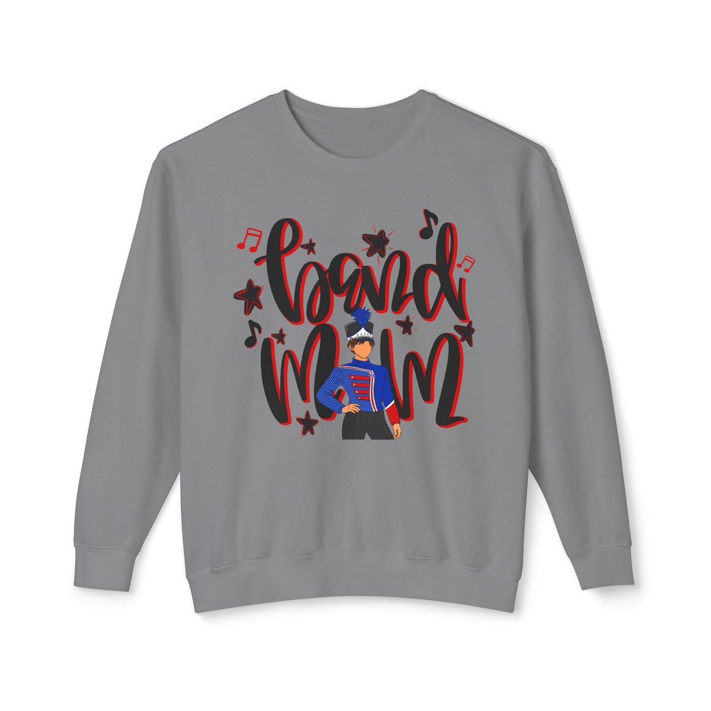 Band Mom Red Boy Sweatshirt (Comfort Colors)
