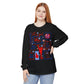 Cheer Icon Grid Long Sleeve Tee (Comfort Colors)