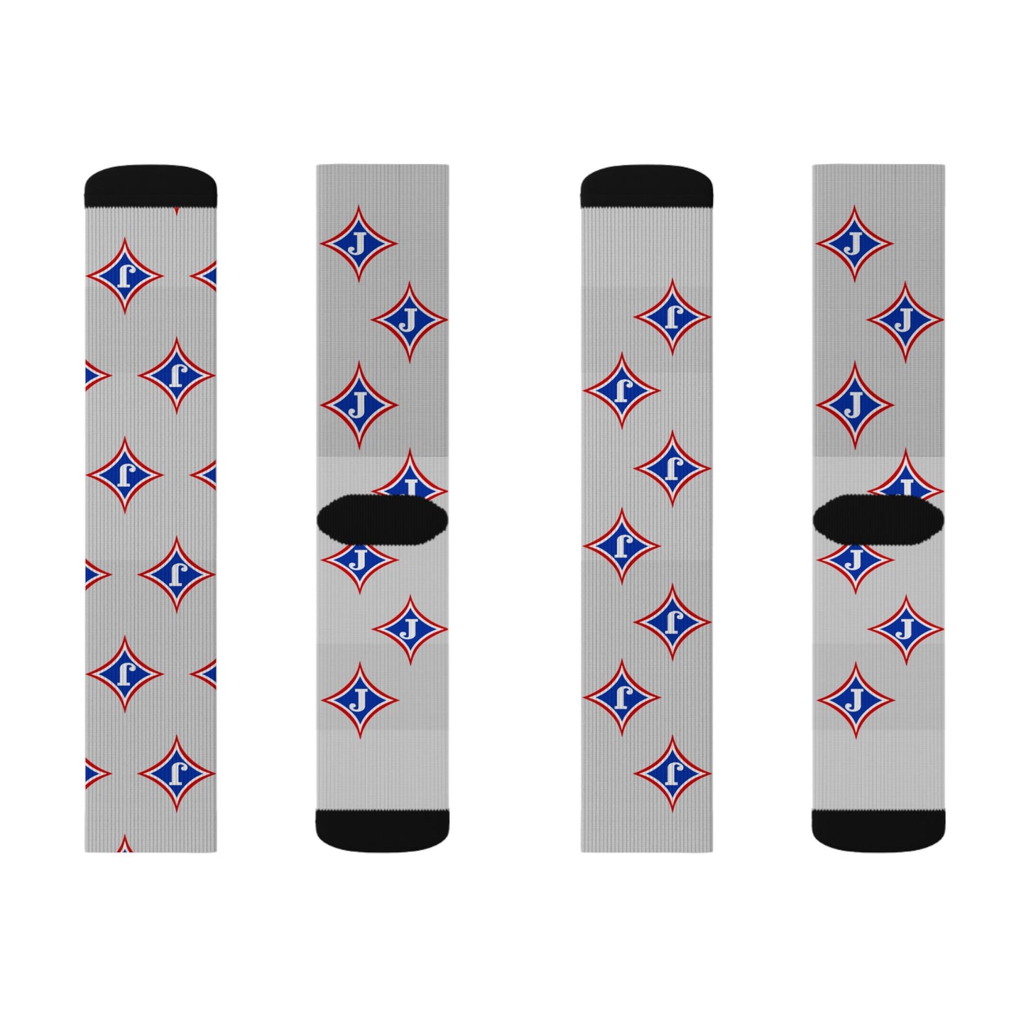 Jefferson J Diamond Crew Socks