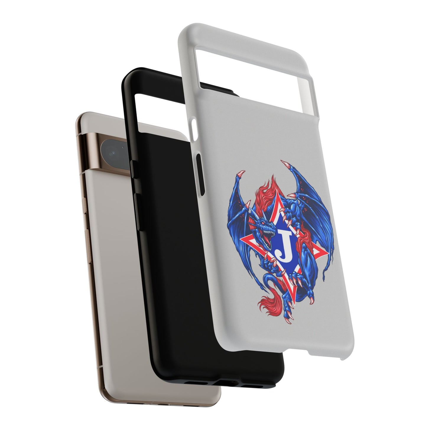 Exclusive Dragon J Personalized Tough Phone Case (Add Your Name)