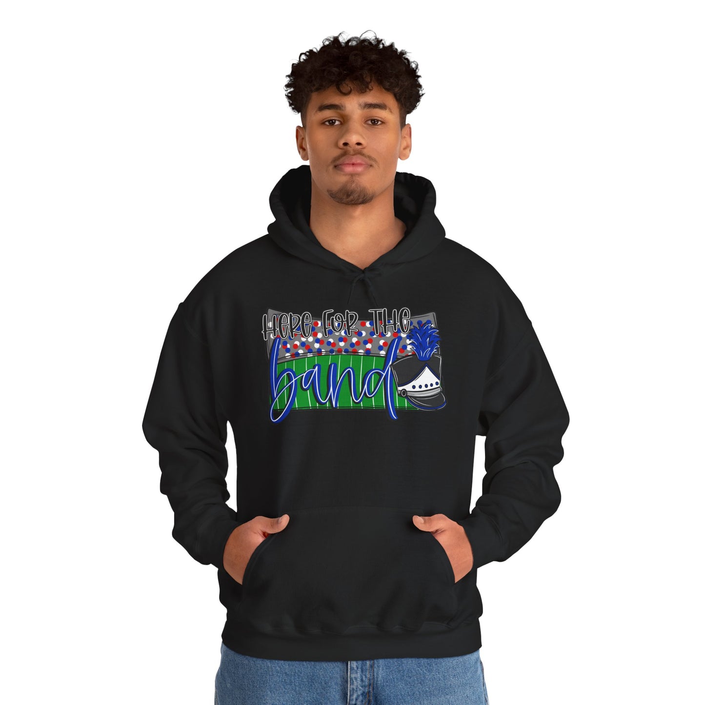 Here For The Band Unisex Hoodie (Gildan)