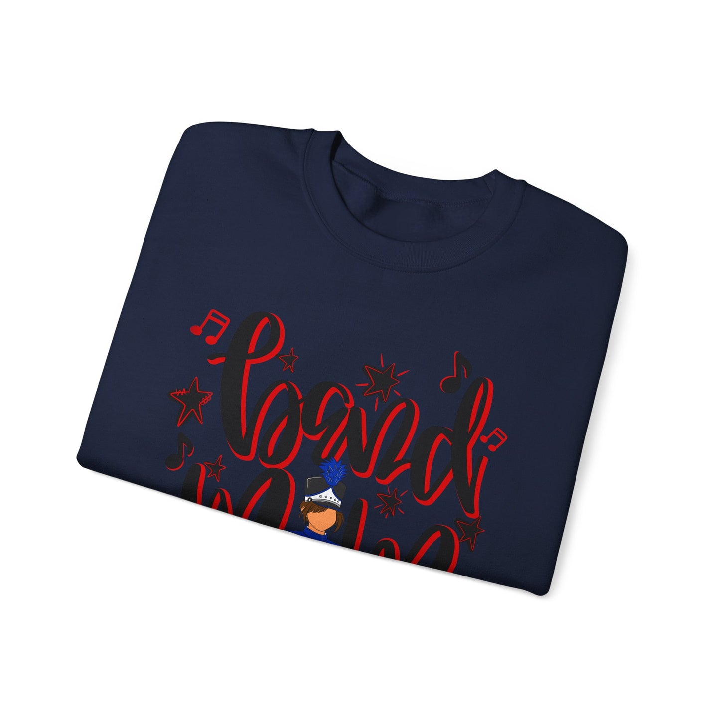 Band Mom Red Girl Sweatshirt (Gildan)