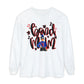 Band Mom Red Boy Long Sleeve Tee (Comfort Colors)