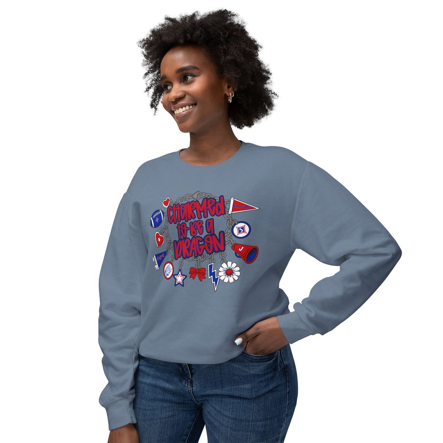 Charmed To Be A Dragon Sweatshirt (Comfort Colors)