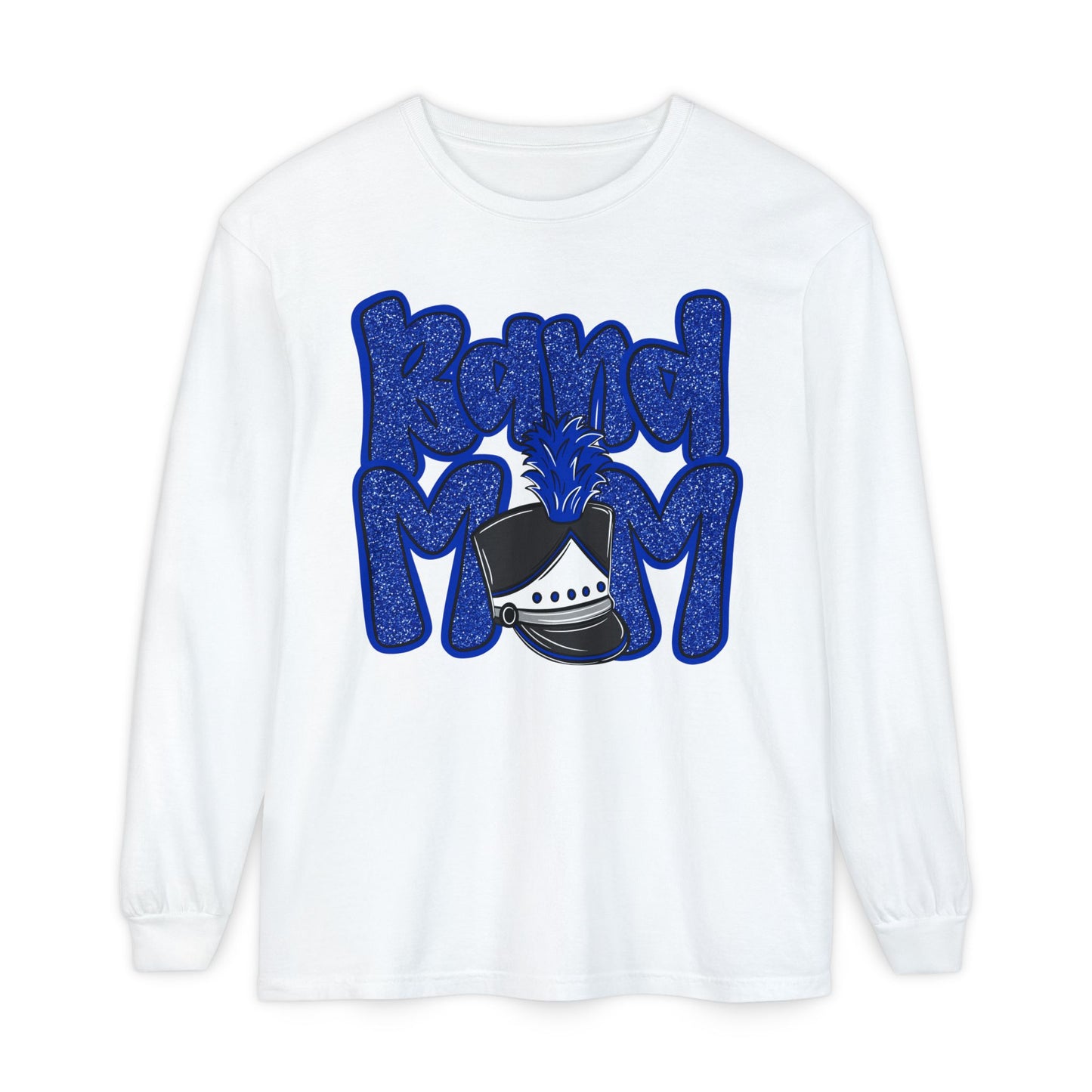Band Mom Hat Long Sleeve Tee (Comfort Colors)