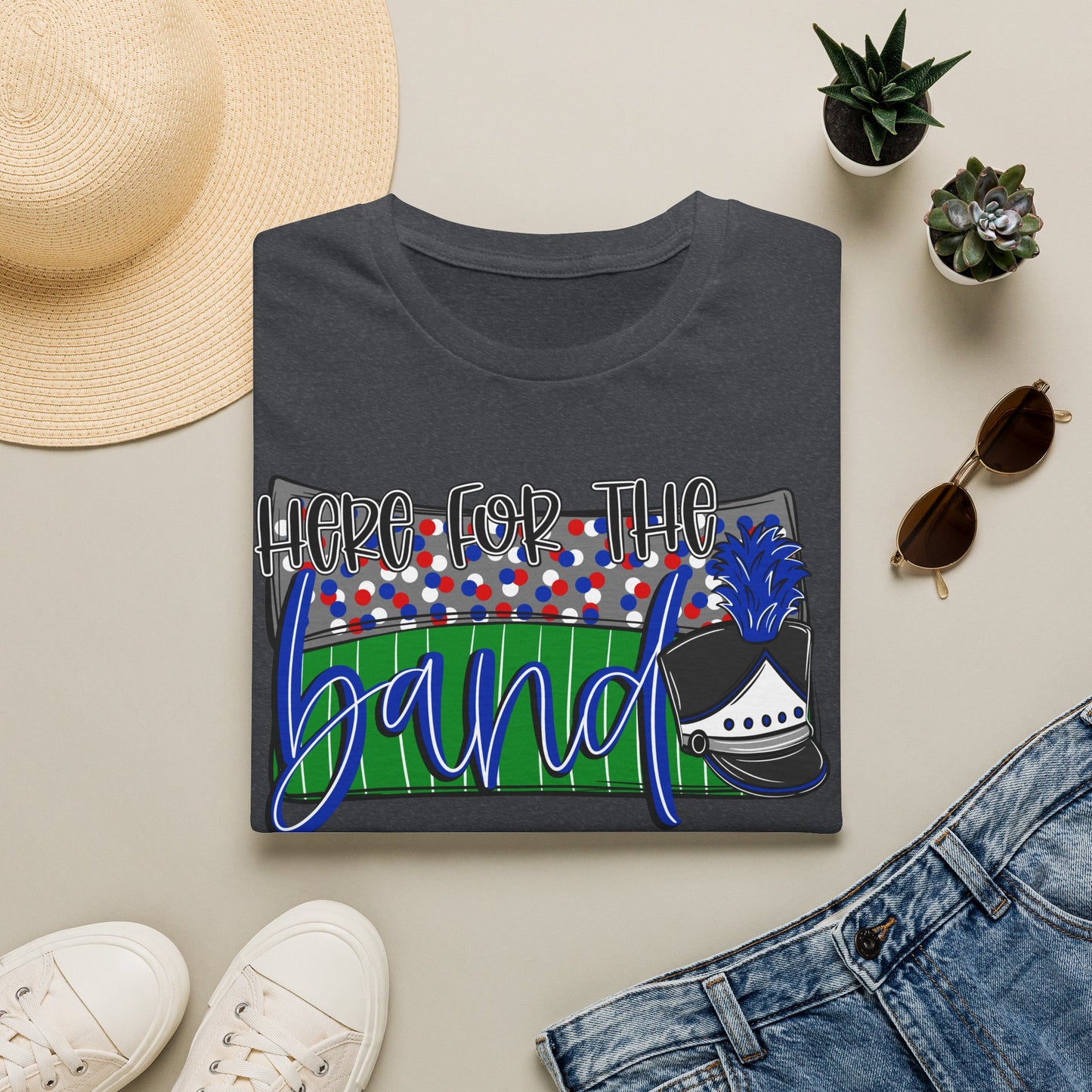 Here For The Band Short Sleeve Tee (Gildan)