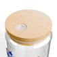Marching Band Sipper Glass — 16oz Reusable Tumbler with Bamboo Lid