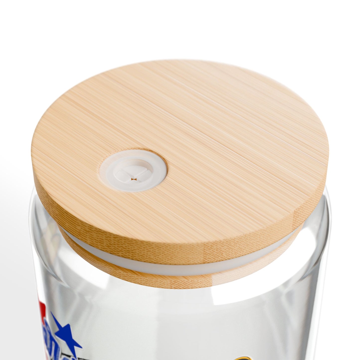 Marching Band Sipper Glass — 16oz Reusable Tumbler with Bamboo Lid