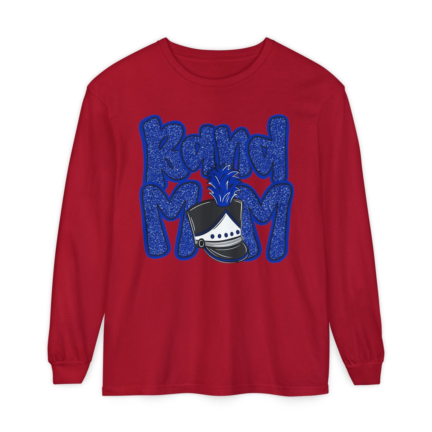 Band Mom Hat Long Sleeve Tee (Comfort Colors)
