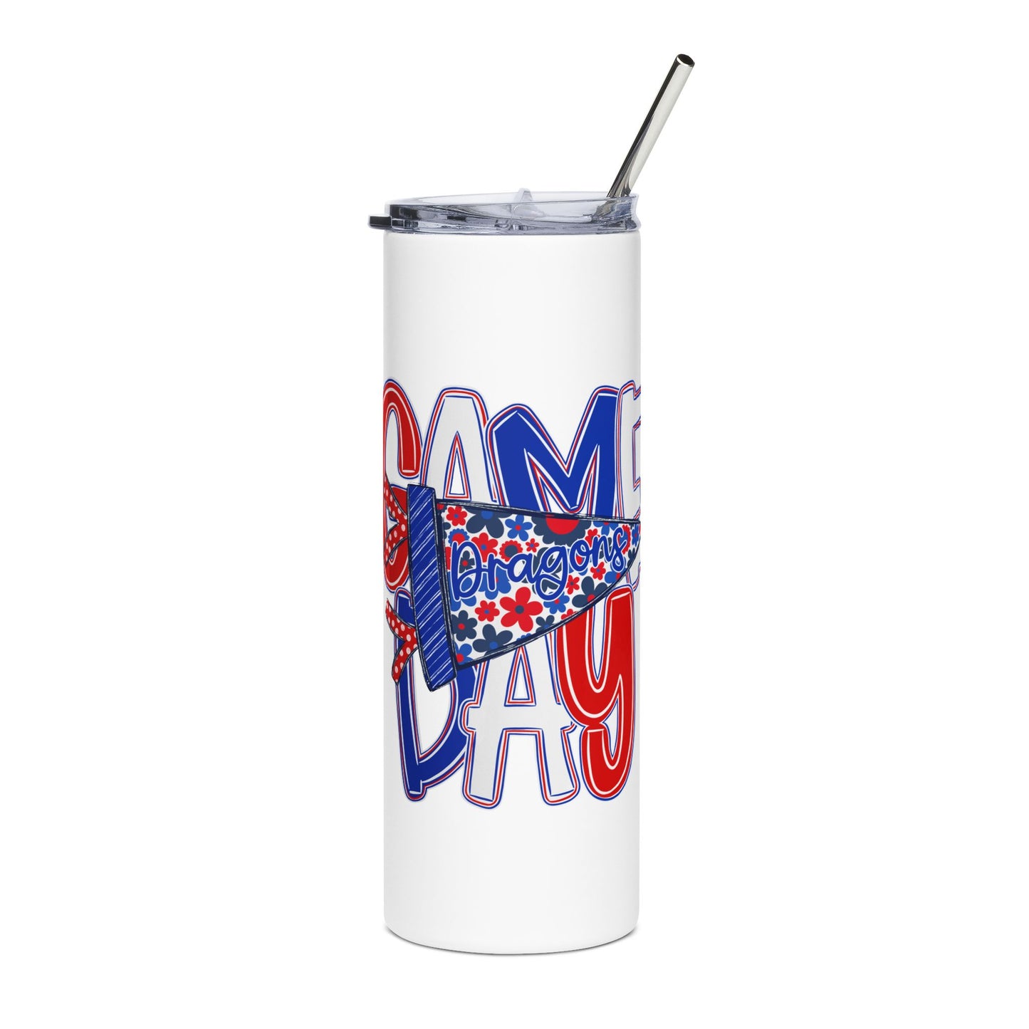 Game Day Dragons 20oz Stainless Steel Tumbler