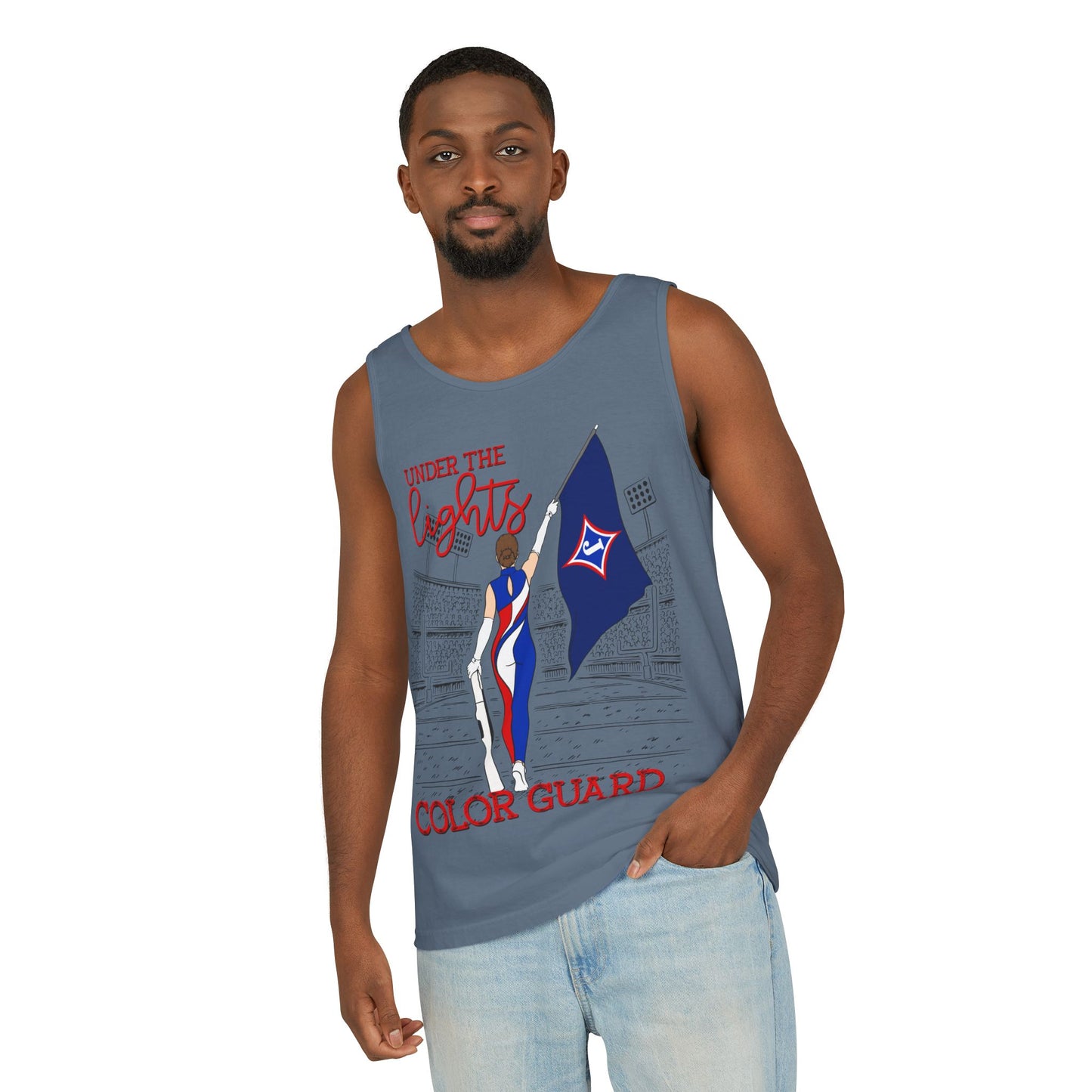 Under The Lights Color Guard UnisexTank Top (Comfort Colors)