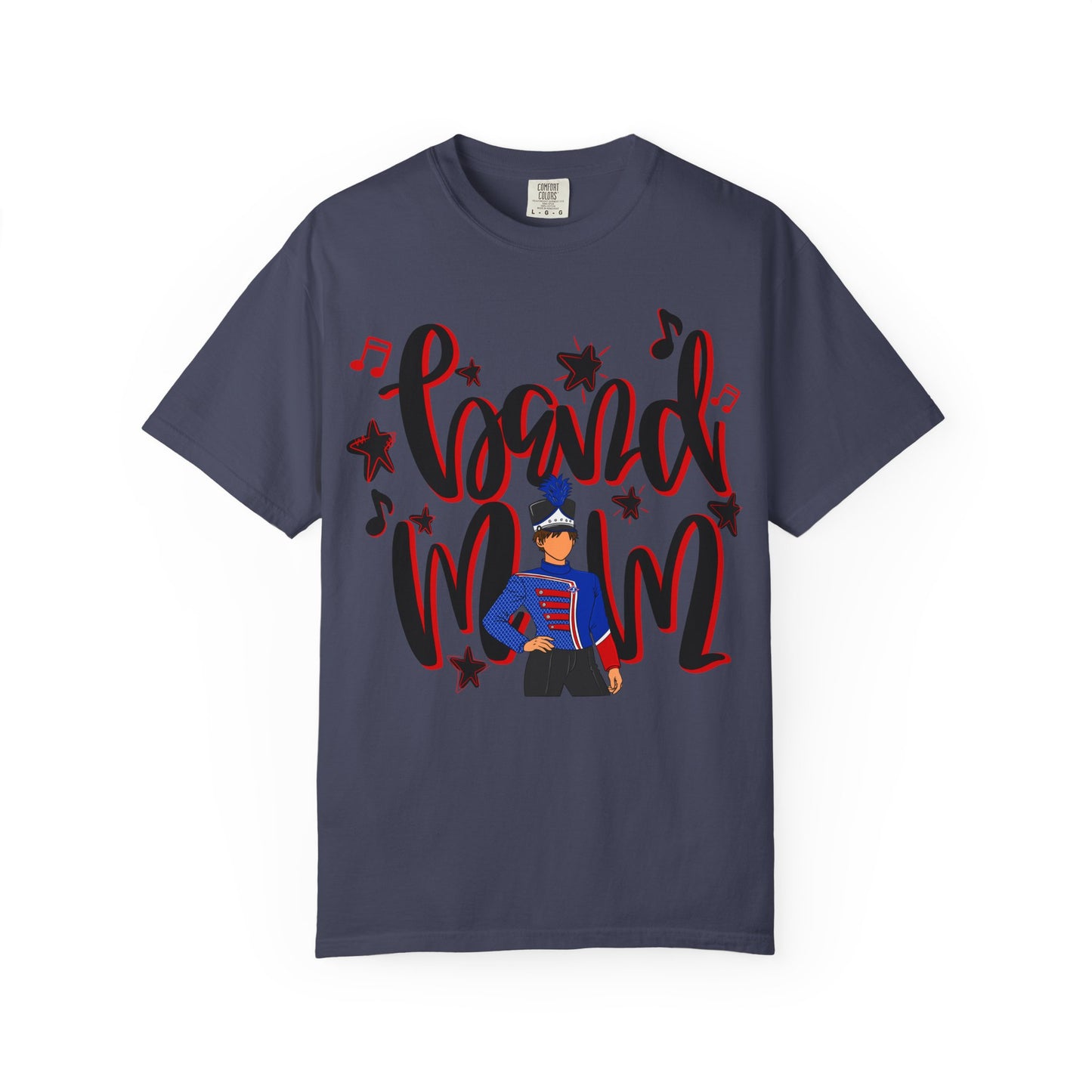 Band Mom Red Boy Short Sleeve Tee (Comfort Colors)