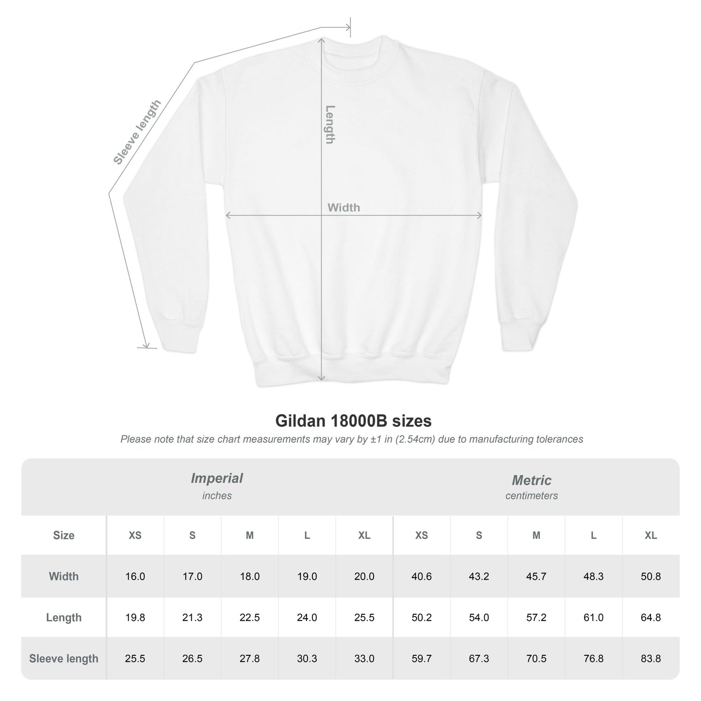 Jefferson Cheer Youth Crewneck Sweatshirt