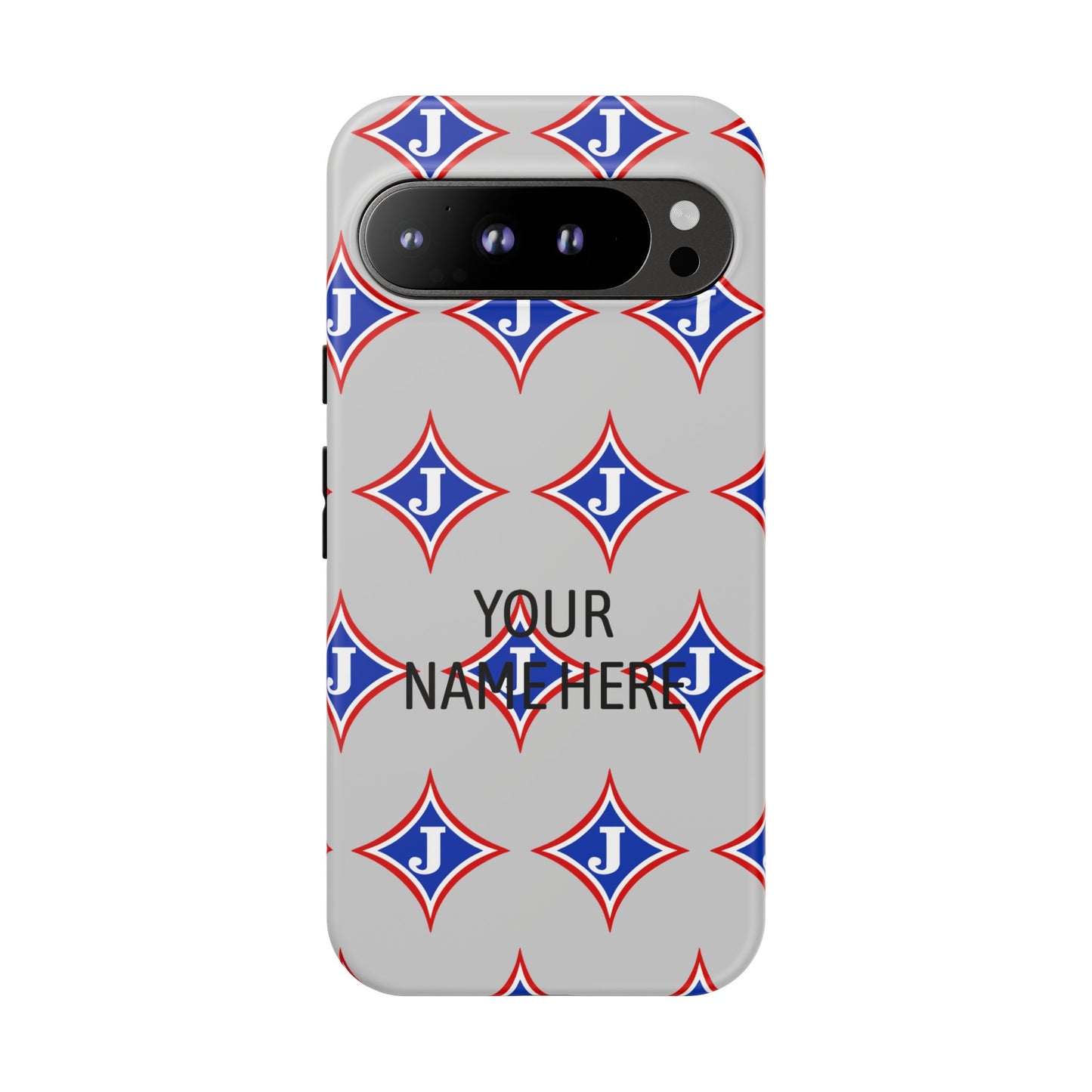 Jefferson J Diamond Personalized Tough Phone Case (Add Your Name)