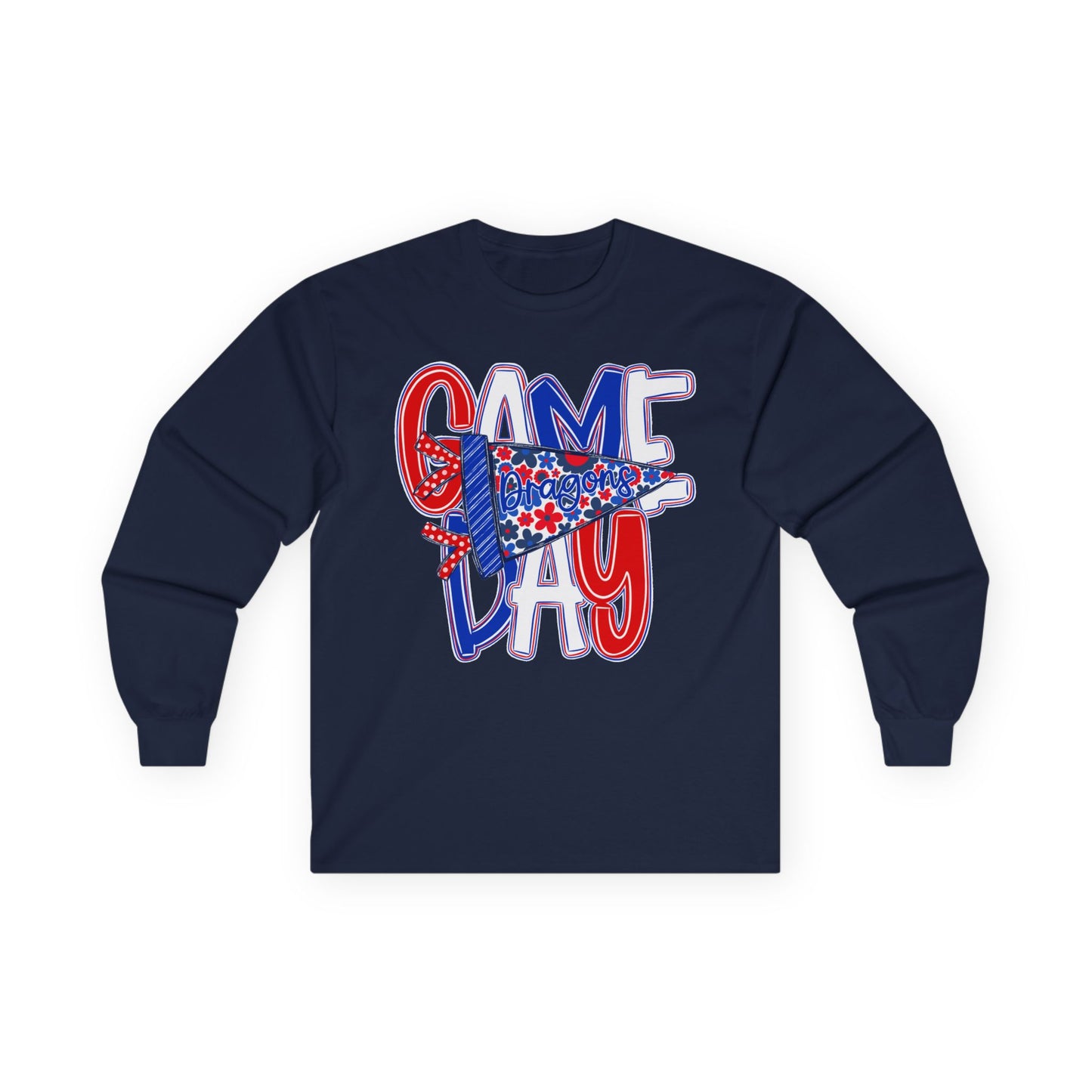 Game Day Dragons Long Sleeve Tee (Gildan)