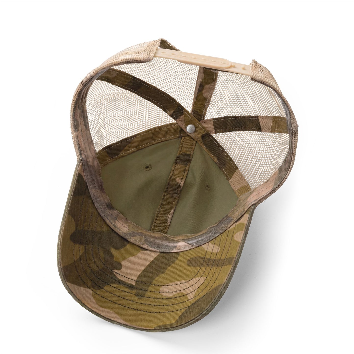 Jefferson J Diamond Women's Washed Mesh-Back Cap