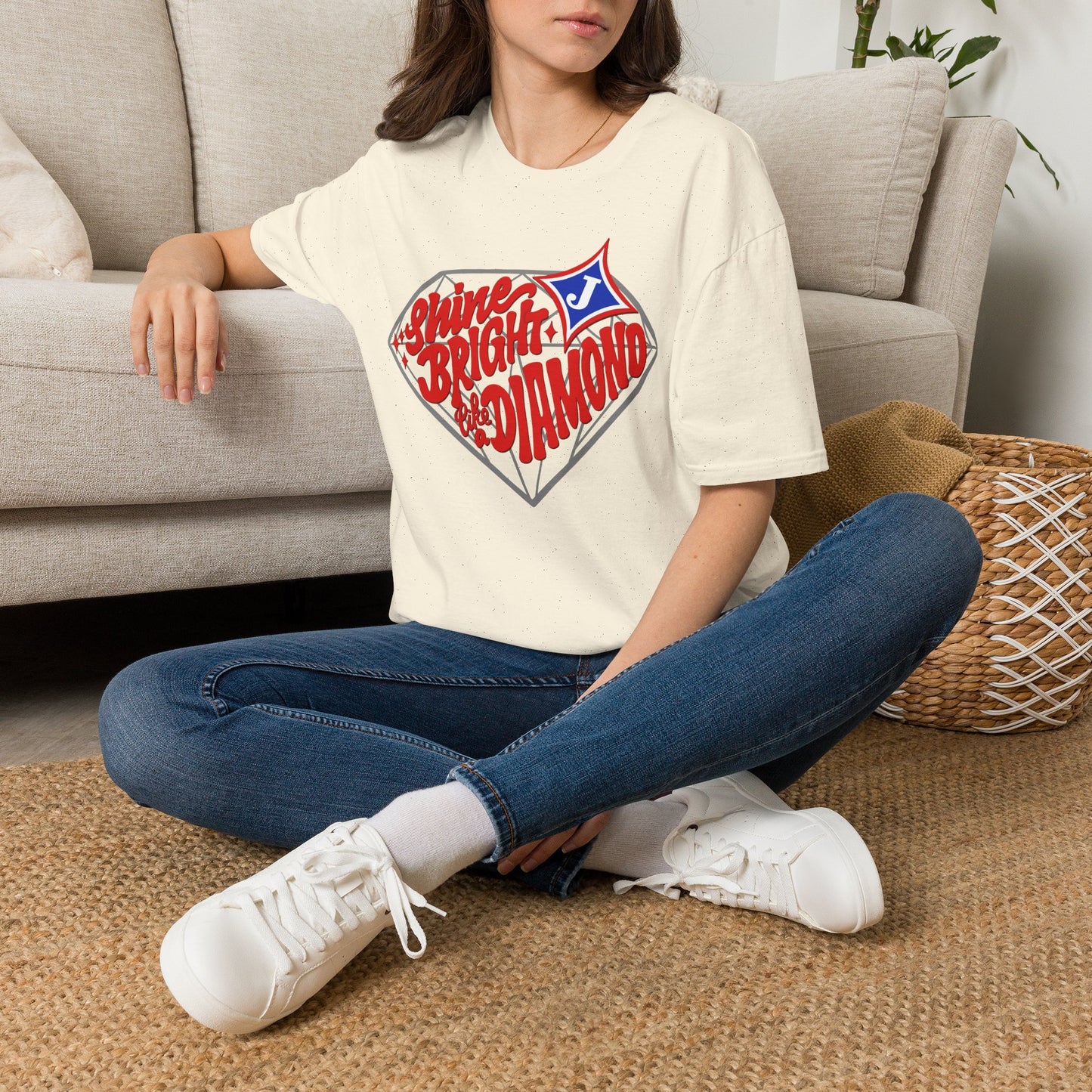Shine Bright Like A Diamond Short Sleeve Tee (Gildan)