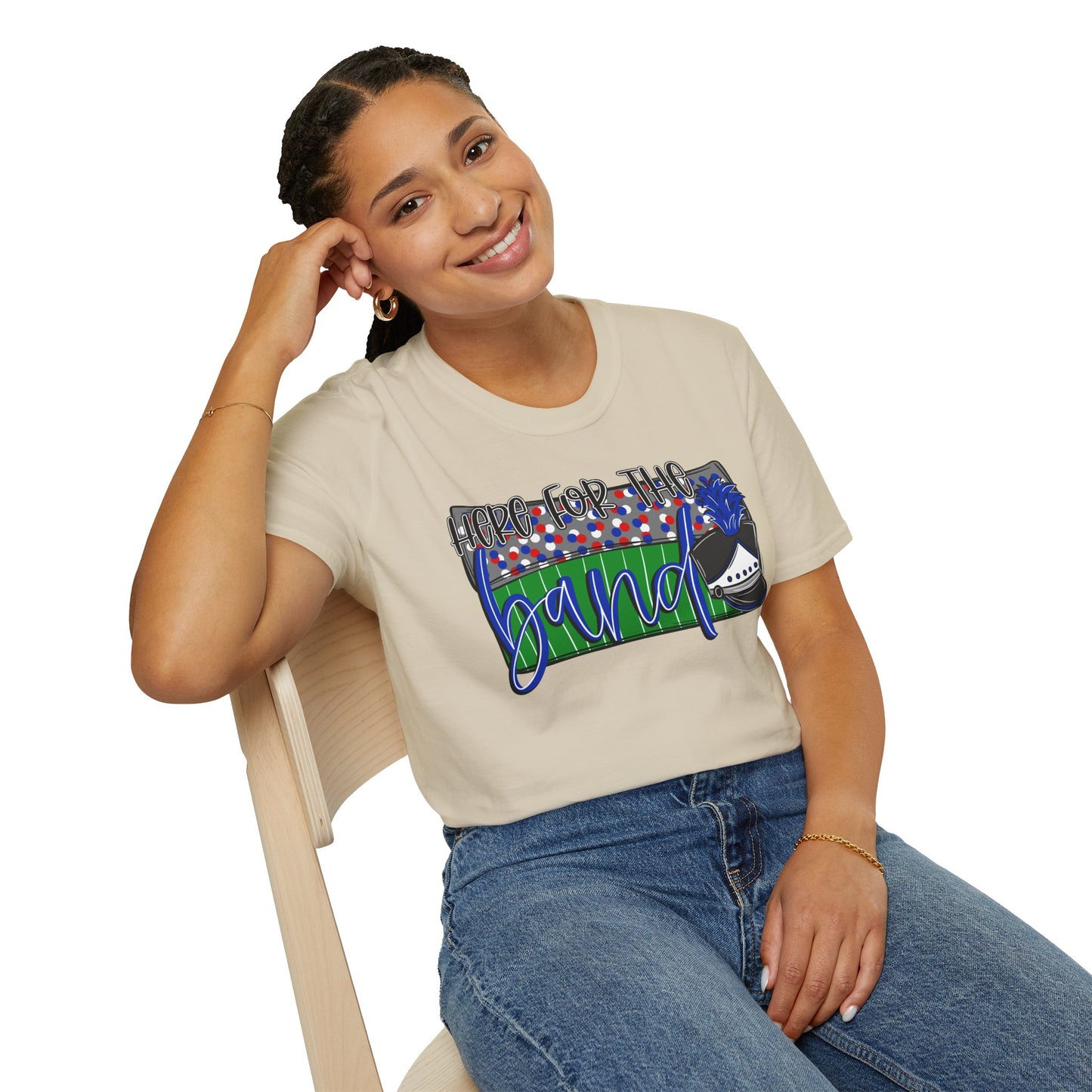 Here For The Band Short Sleeve Tee (Gildan)