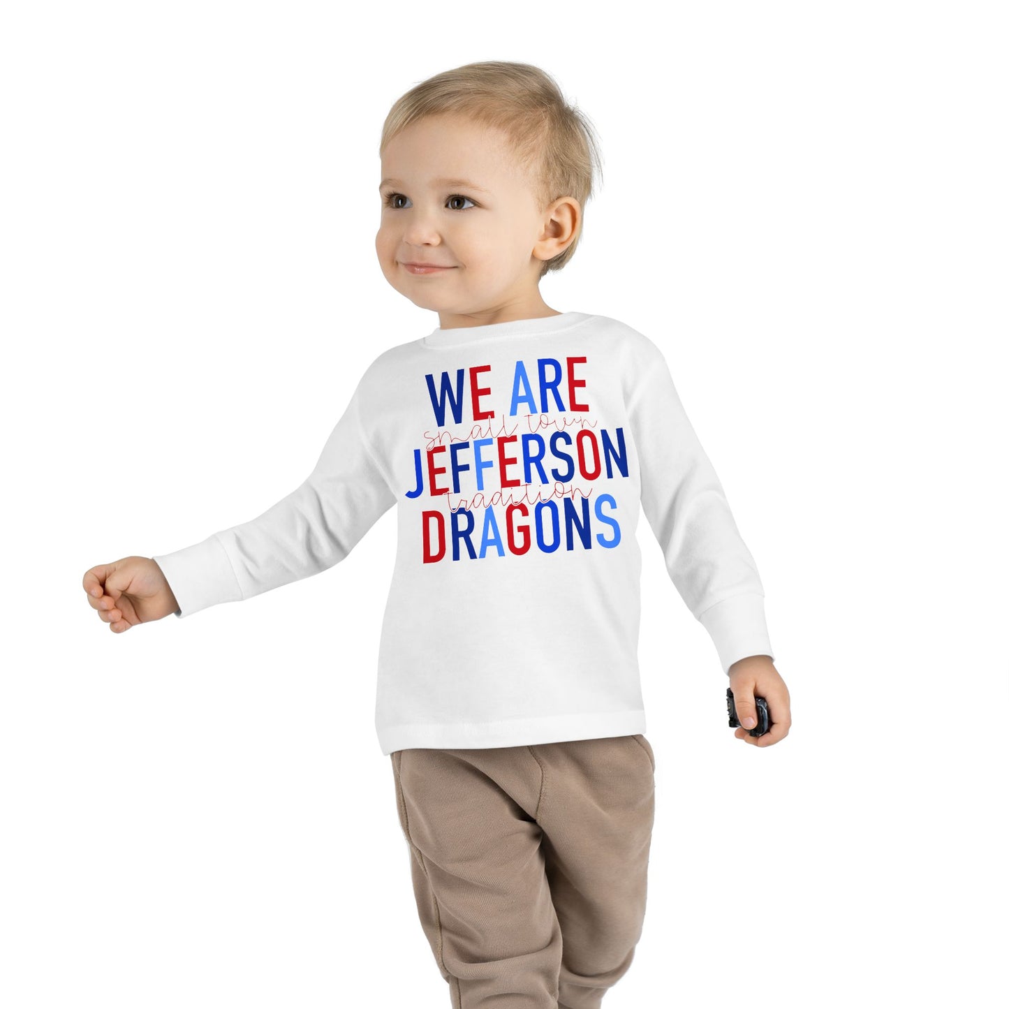 We Are Jefferson Toddler Long Sleeve Tee