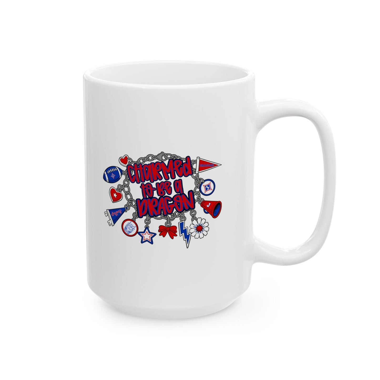 Charmed To Be A Dragon Ceramic Mug — 11oz & 15oz Coffee Cup