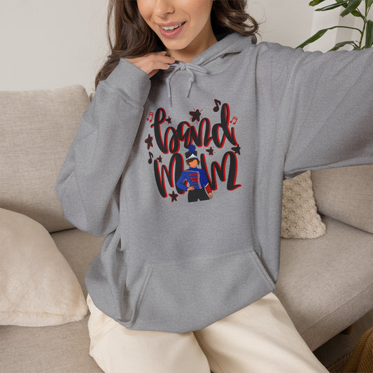 Band Mom Red Girl Unisex Hoodie (Gildan)
